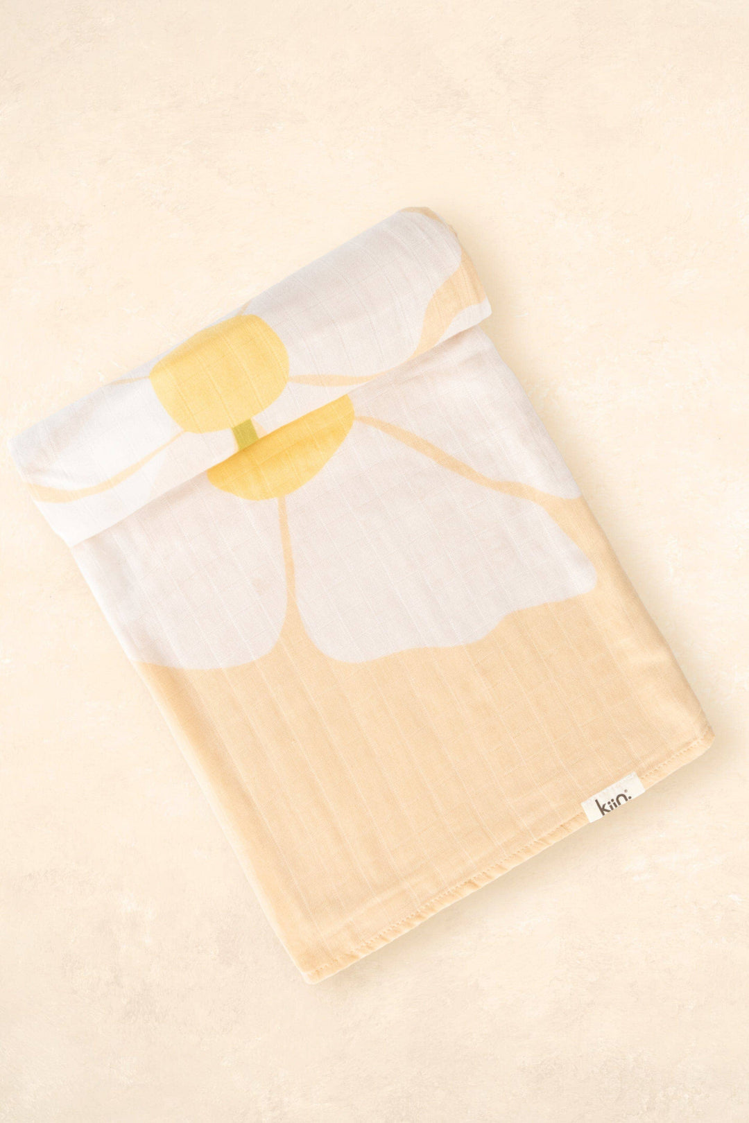 Organic Muslin Swaddle - Fleur Warm Oat (Limited Edition)