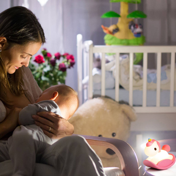 LED Night Light USB Rechargeable Touch Control Bedtime Lamp - Rocking Horse
