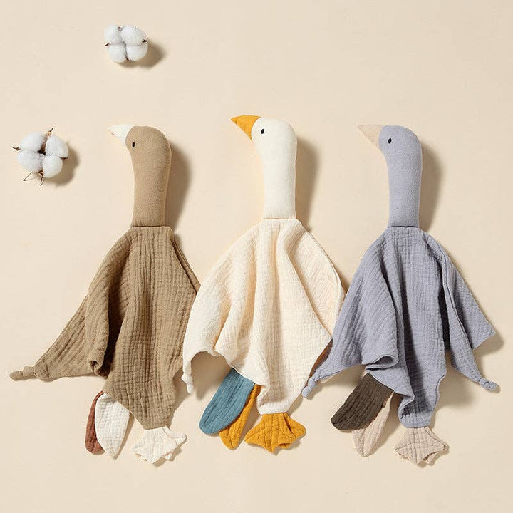 Goose Comforter Baby Security Blanket - Aluminium