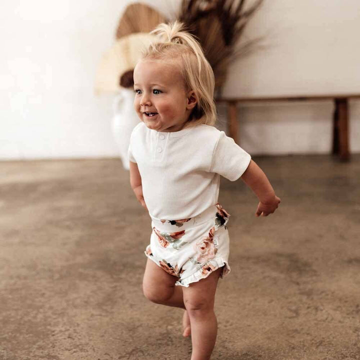 Milk Short Sleeve Organic Bodysuit