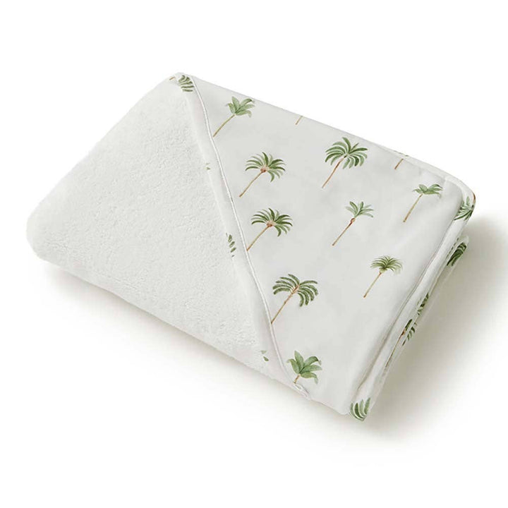 Green Palm Organic Hooded Towel