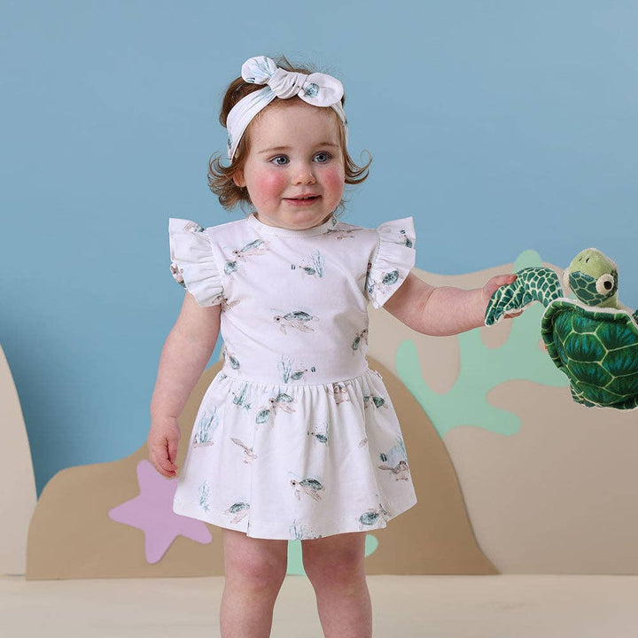 Turtle Short Sleeve Organic Dress