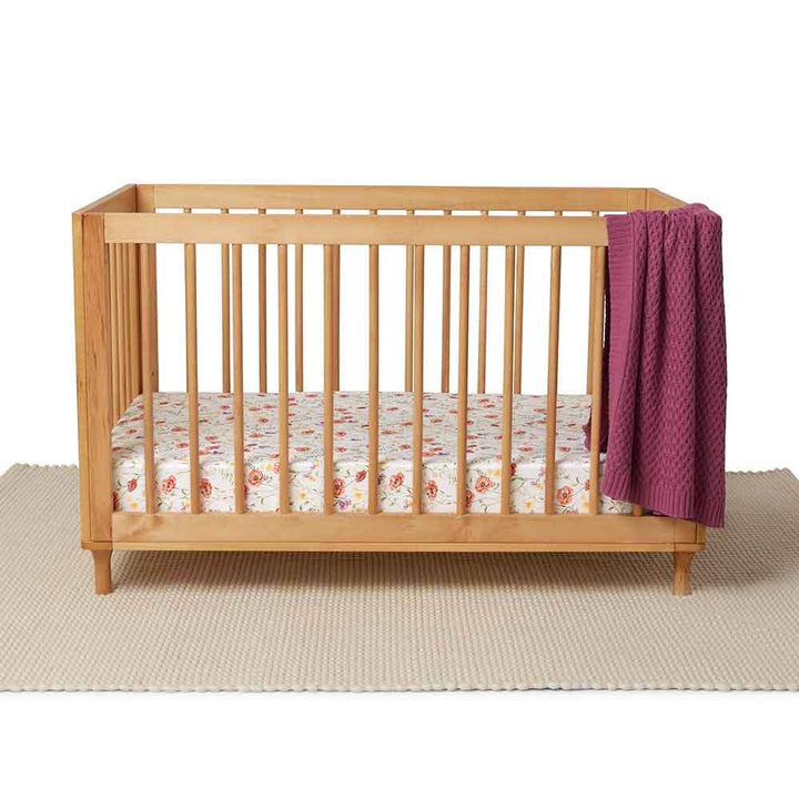 Meadow Organic Fitted Cot Sheet