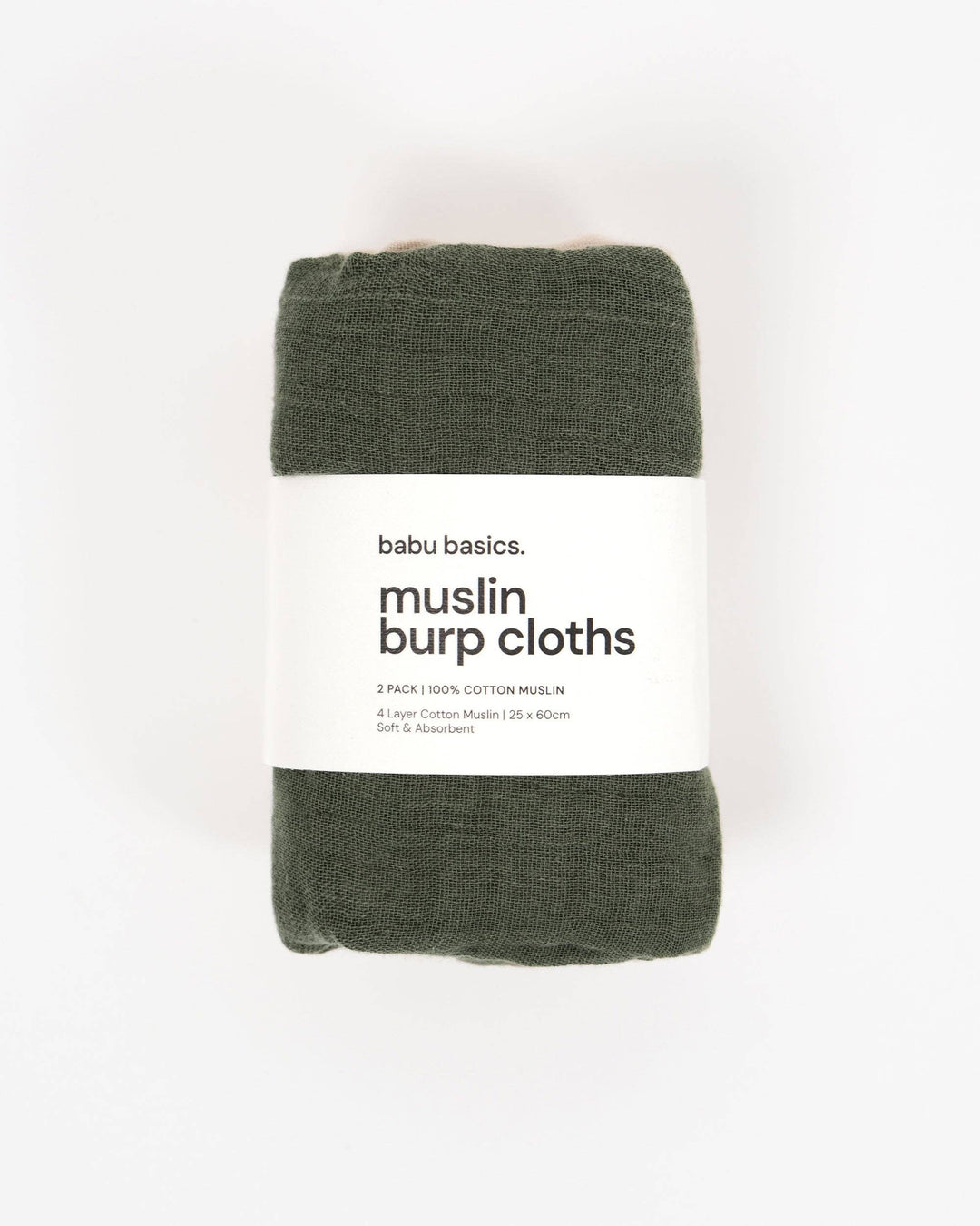 Muslin Burp Cloth Set (2 pack)