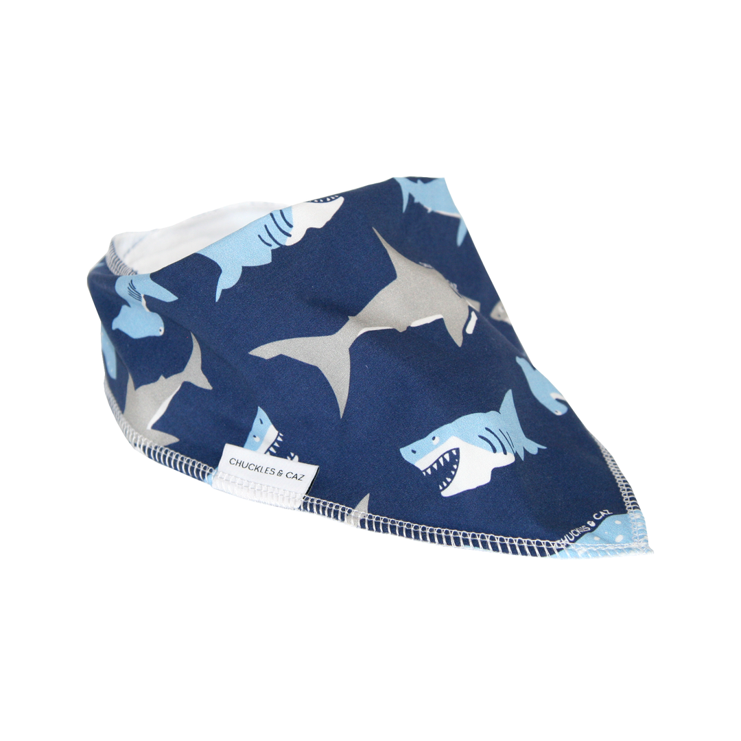 Shark Dribble Bib