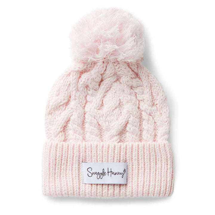 Blush Pink Organic Knit Beanie