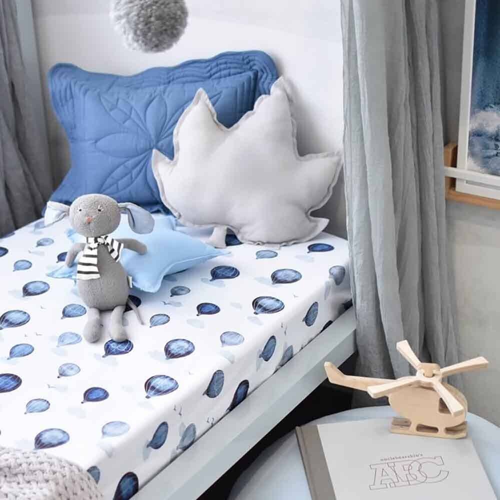 Cloud Chaser Fitted Cot Sheet