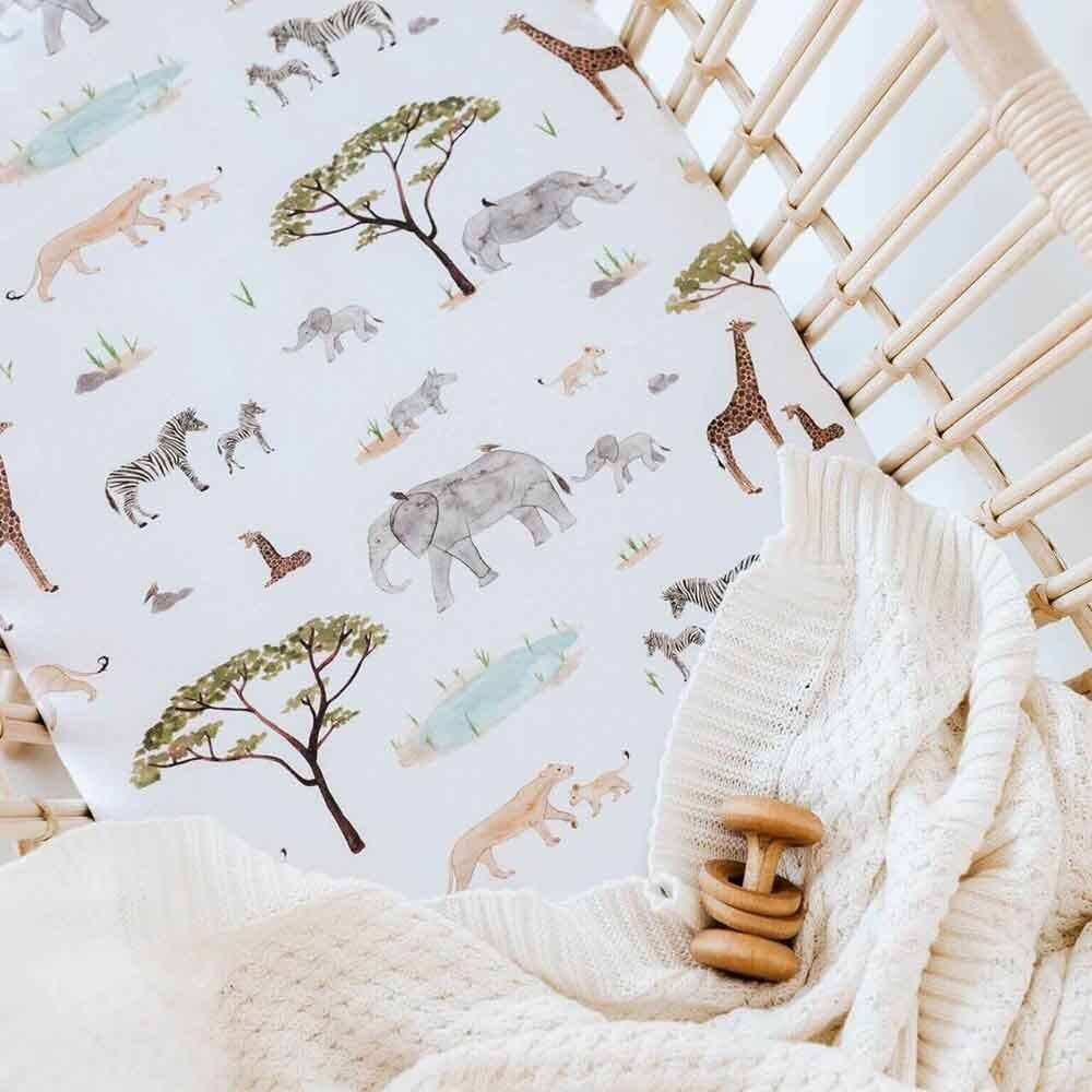 Safari Bassinet Sheet / Change Pad Cover