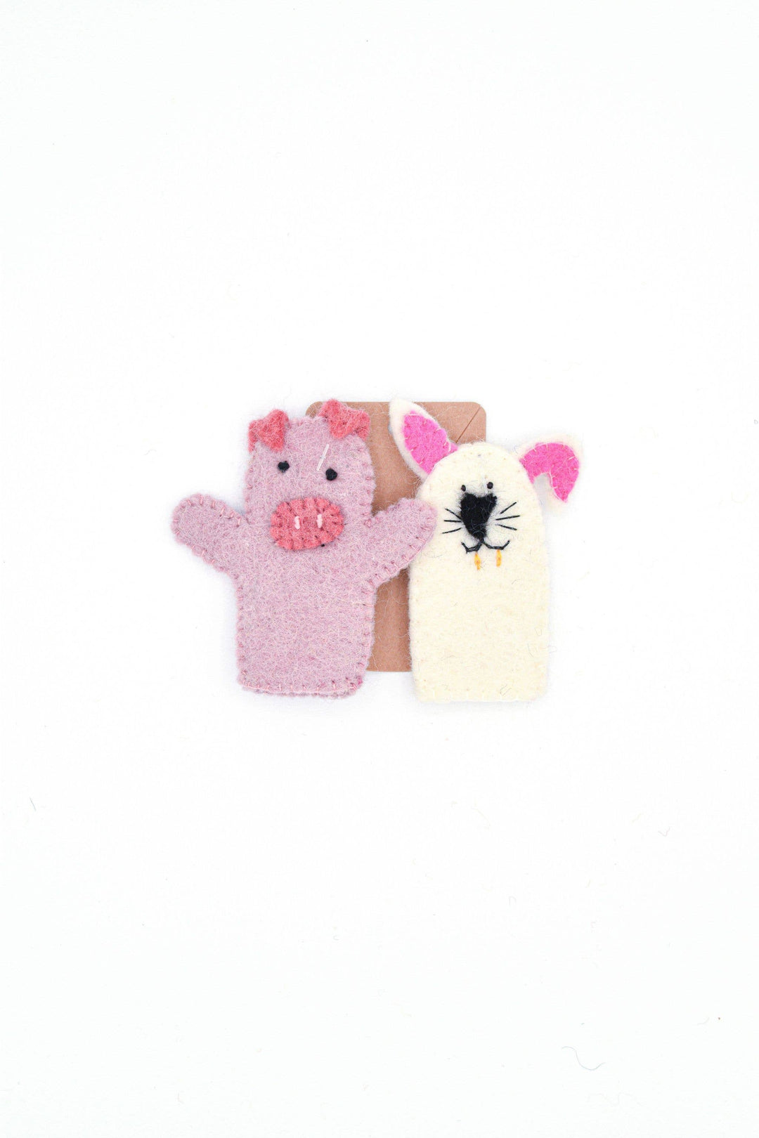 Finger Puppet - Rabbit and Pig Set