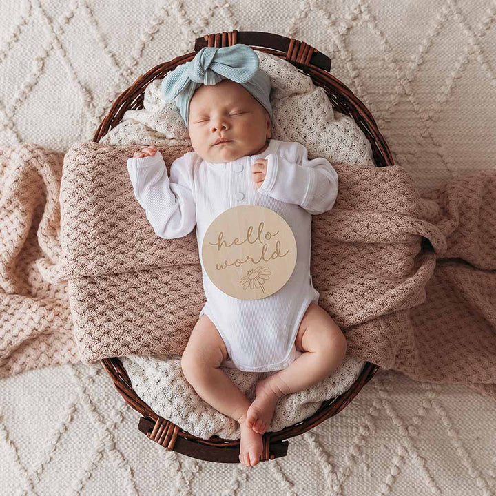 Milk Long Sleeve Organic Bodysuit