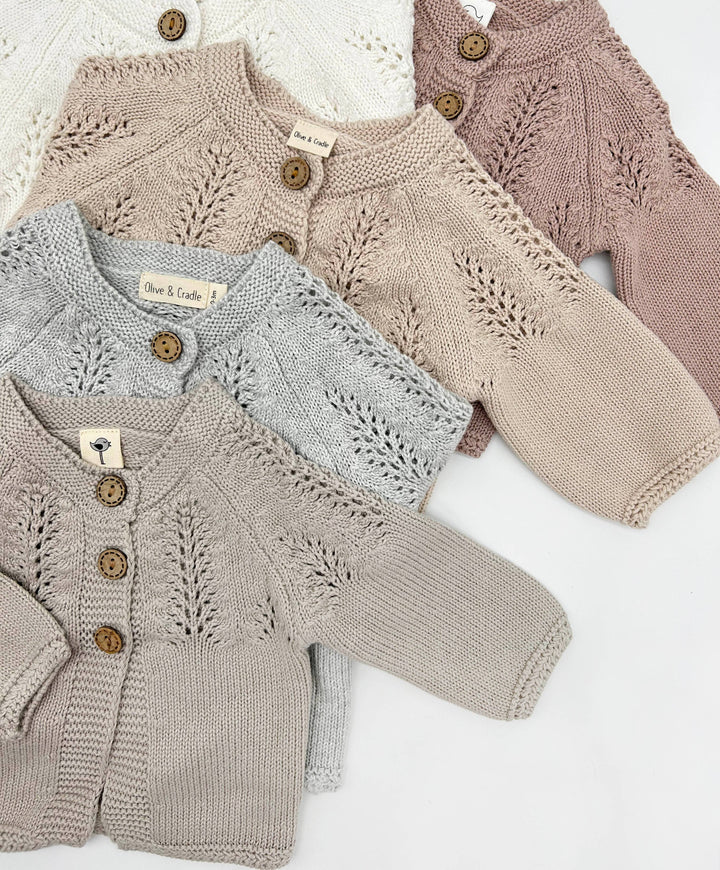 Olesya Cotton Knit Cardigan
