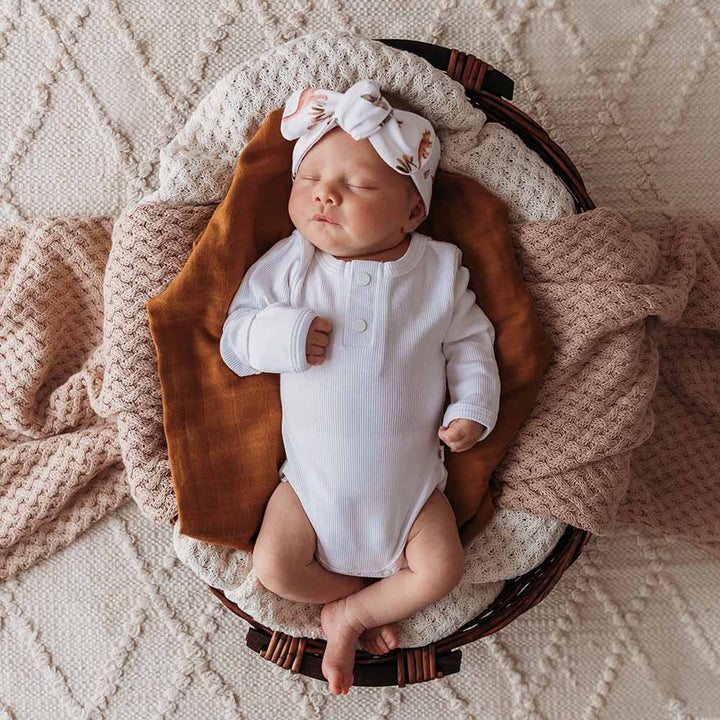 Milk Long Sleeve Organic Bodysuit