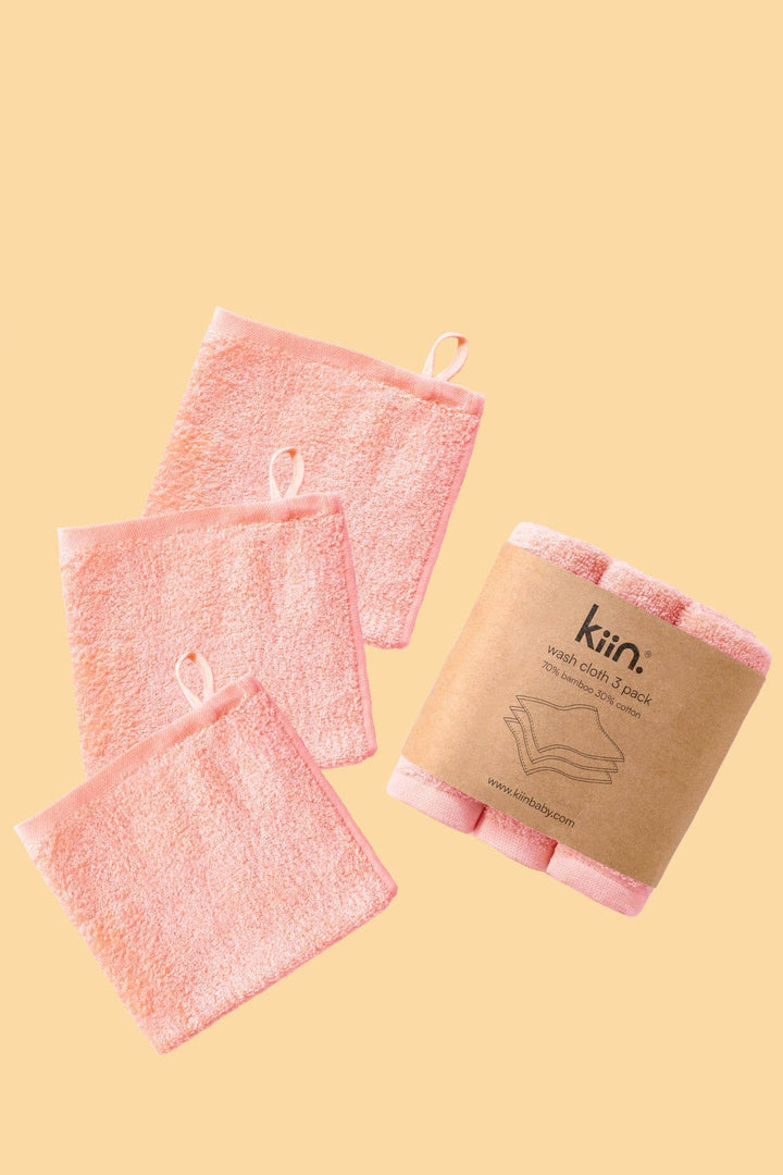 Kiin Baby Wash Cloths 3 Pack