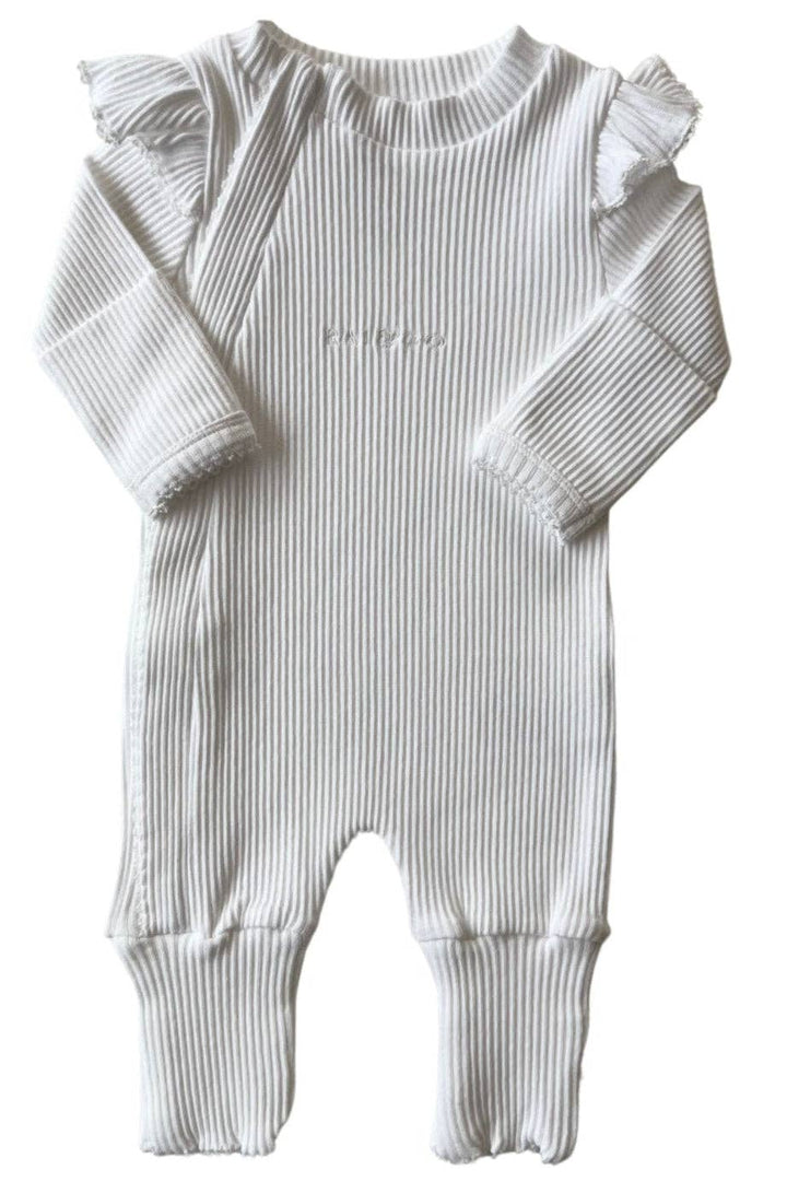 Frill Ribbed Onesie