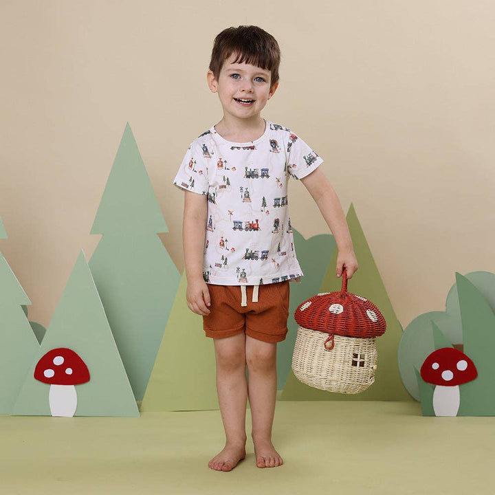 Trains Organic T-Shirt