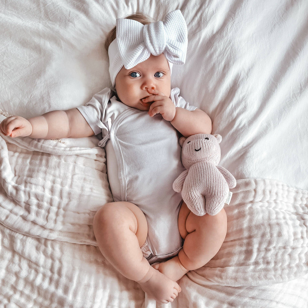 Bamboo/Organic Cotton Willow Bodysuit - Soft Lilac