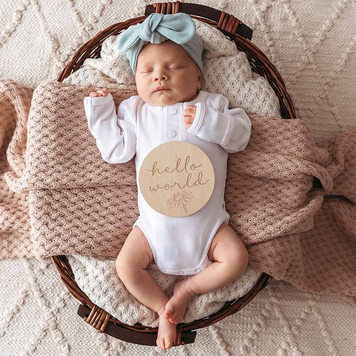 Milk Long Sleeve Organic Bodysuit