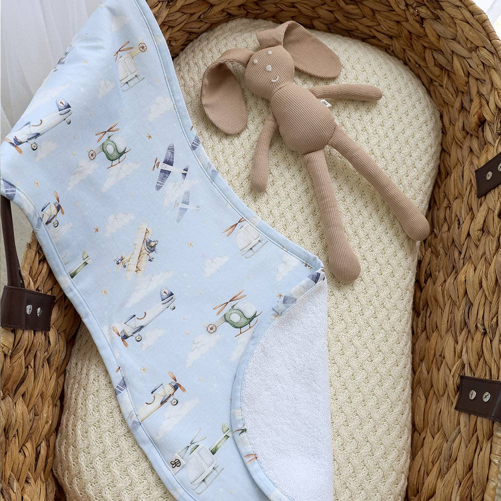 Taking Flight Organic Cotton Burp Cloth