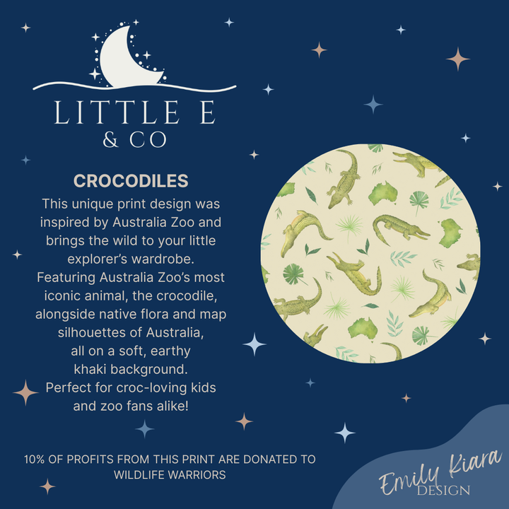 REUSABLE SWIM NAPPY ~ CROCODILES
