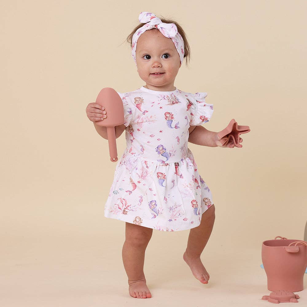 Mermaid Short Sleeve Organic Dress