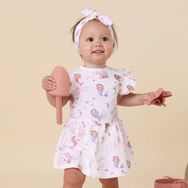 Mermaid Short Sleeve Organic Dress