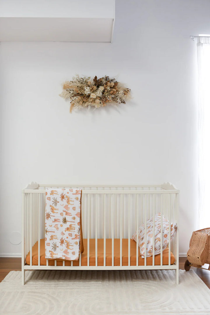 Luna’s Treausures Bamboo Jersey Cot Sheet