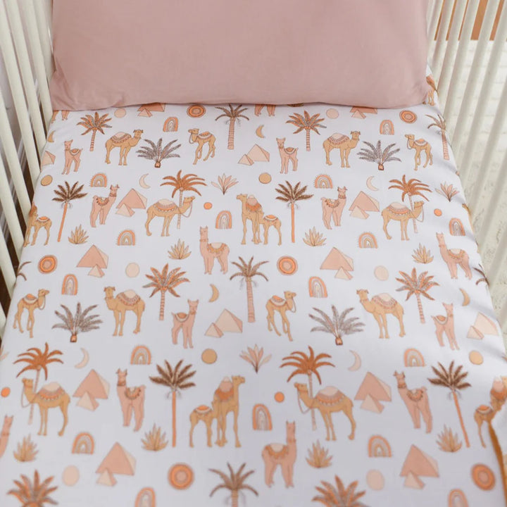 Luna’s Treausures Bamboo Jersey Cot Sheet