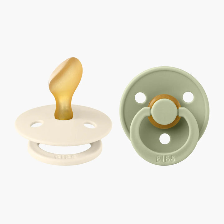 BIBS pacifier S2 - Ivory & Sage - (2pk)