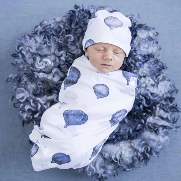 Snuggle Hunny Swaddle Sack & Top Knot Set