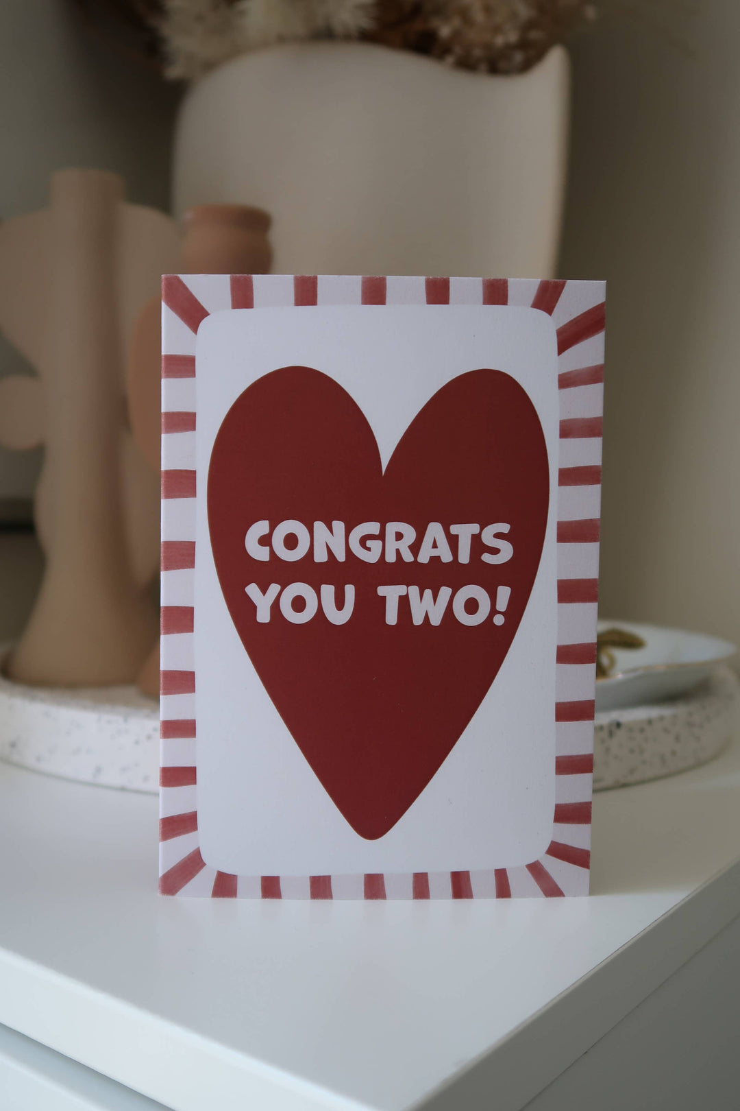 Congrats You Two card | Wedding Card | Engagement Card 