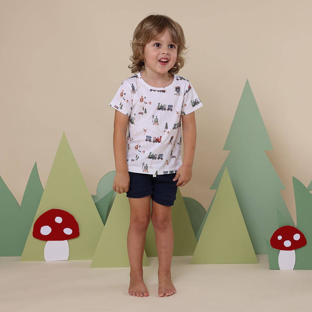 Trains Organic T-Shirt