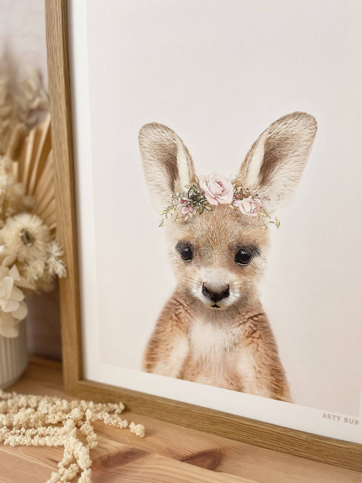 Baby Kangaroo Rose Crown