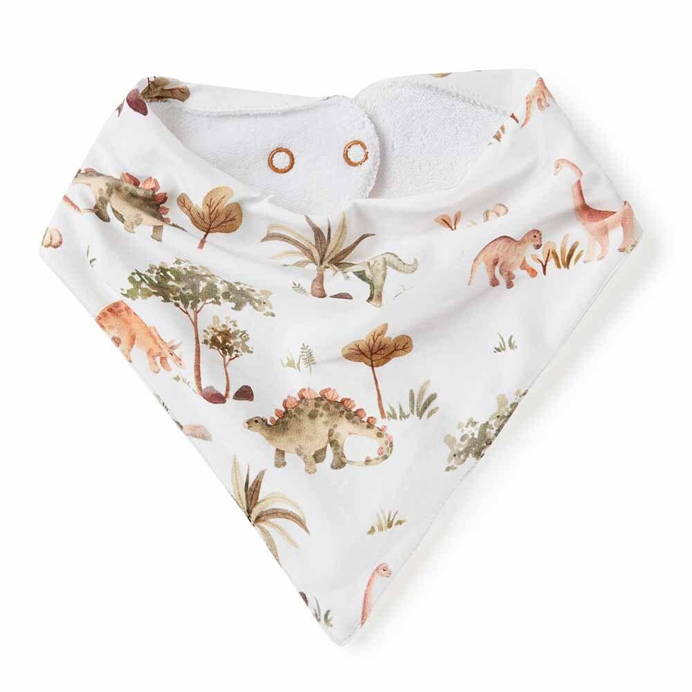 Dino Organic Dribble Bib