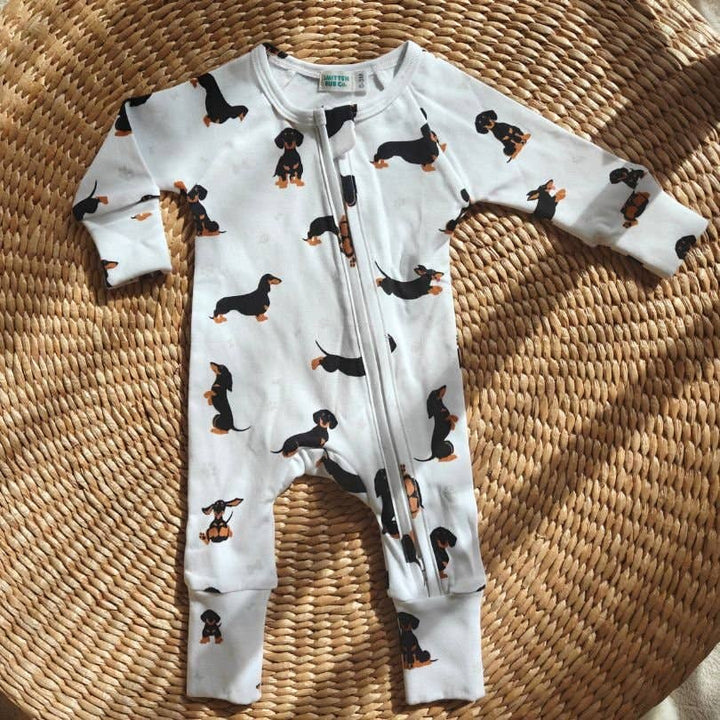 DACHSHUND | Full Zip Unisex Romper Onsie
