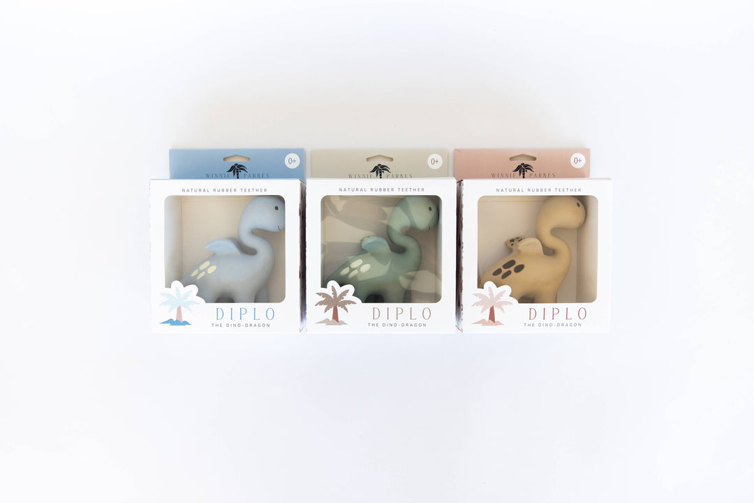 Diplo the Dino-Dragon Natural Rubber Teether