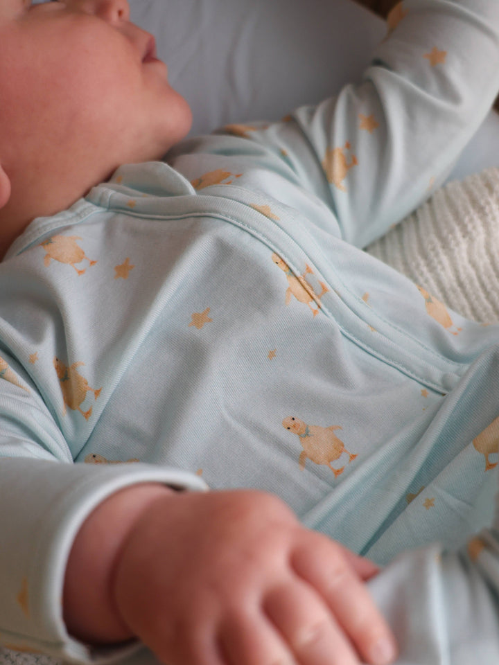 Bamboo/Organic Cotton Growsuit - Little Duck