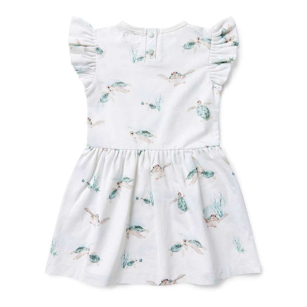 Turtle Short Sleeve Organic Dress