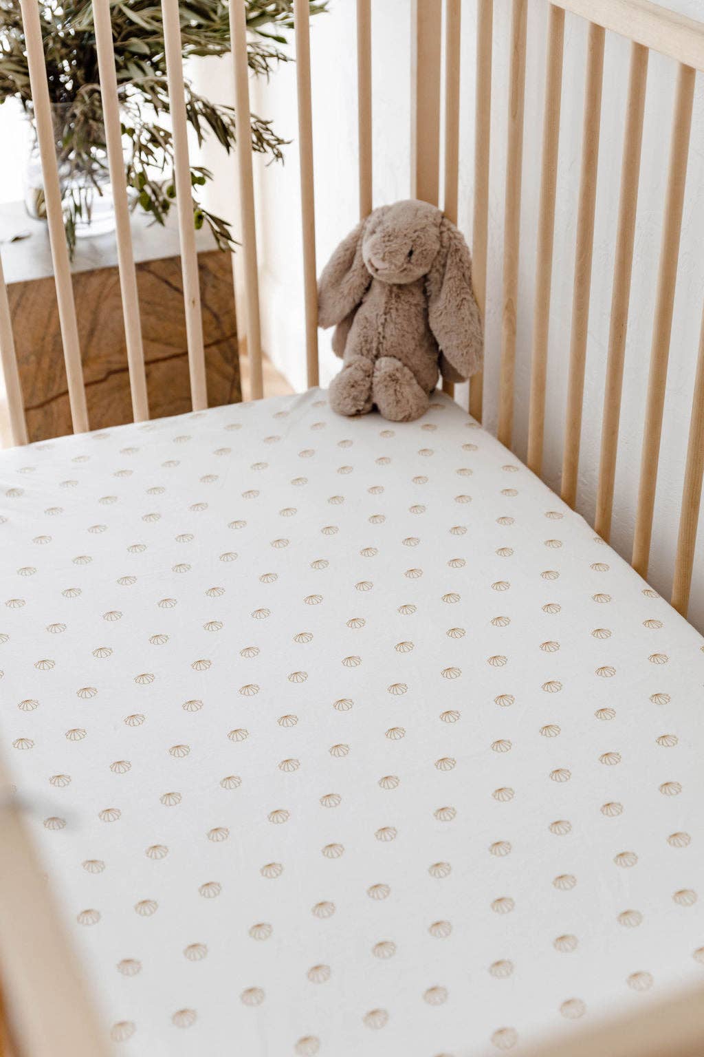 Seashell Organic Cot Sheet