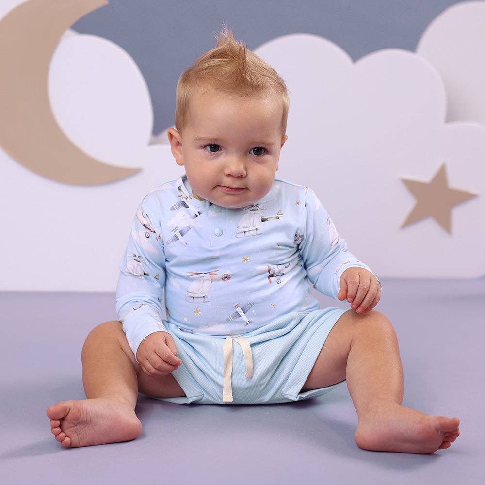 Taking Flight Long Sleeve Organic Bodysuit