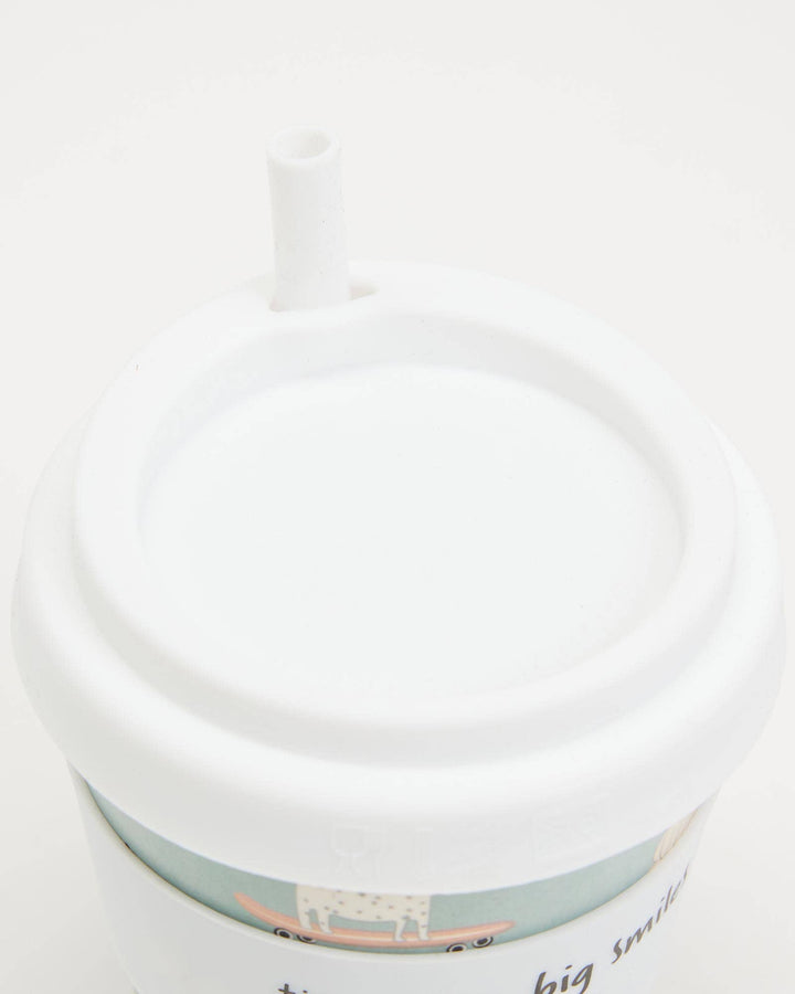 240ml Itti Bamboo Baby Cino Cup + 1 Straw - Dozer