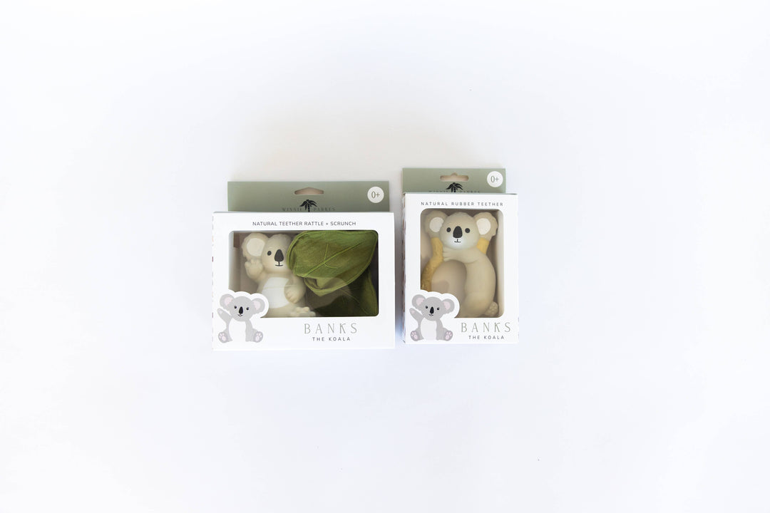 Banks the Koala Teether, Rattle and Scrunch