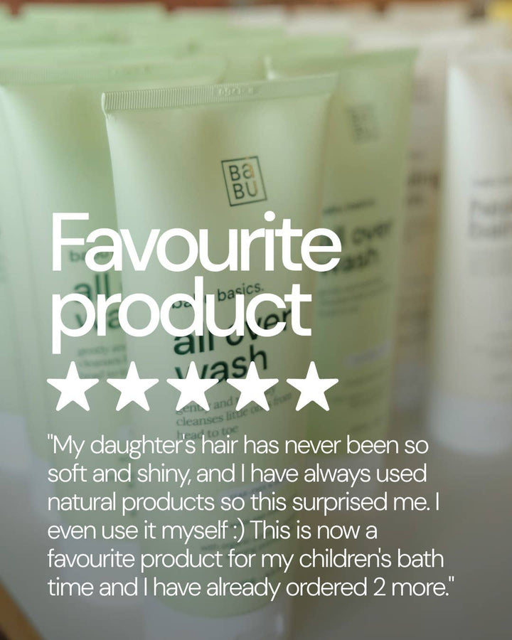 All Over Wash (200ml) natural ingredients