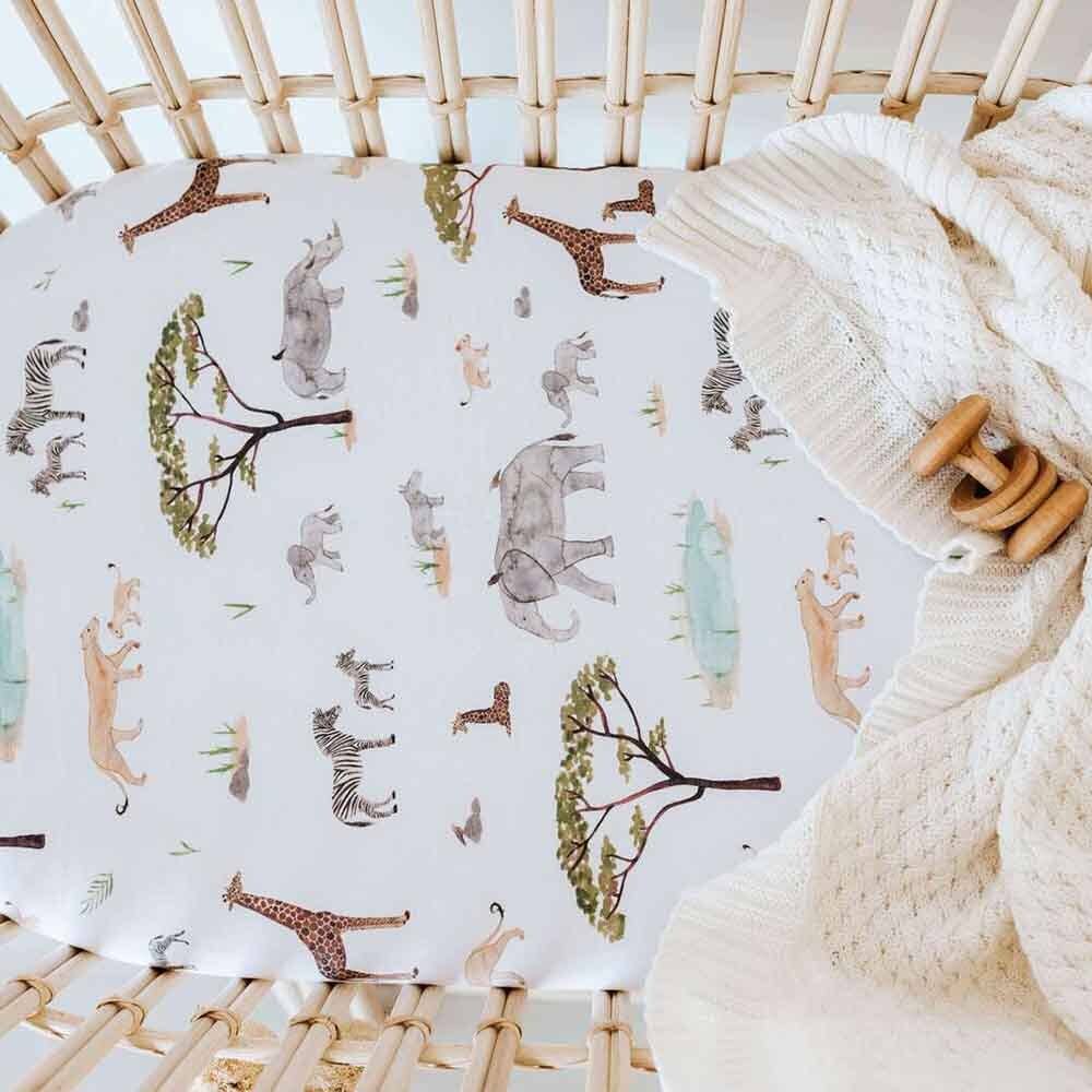 Safari Bassinet Sheet / Change Pad Cover