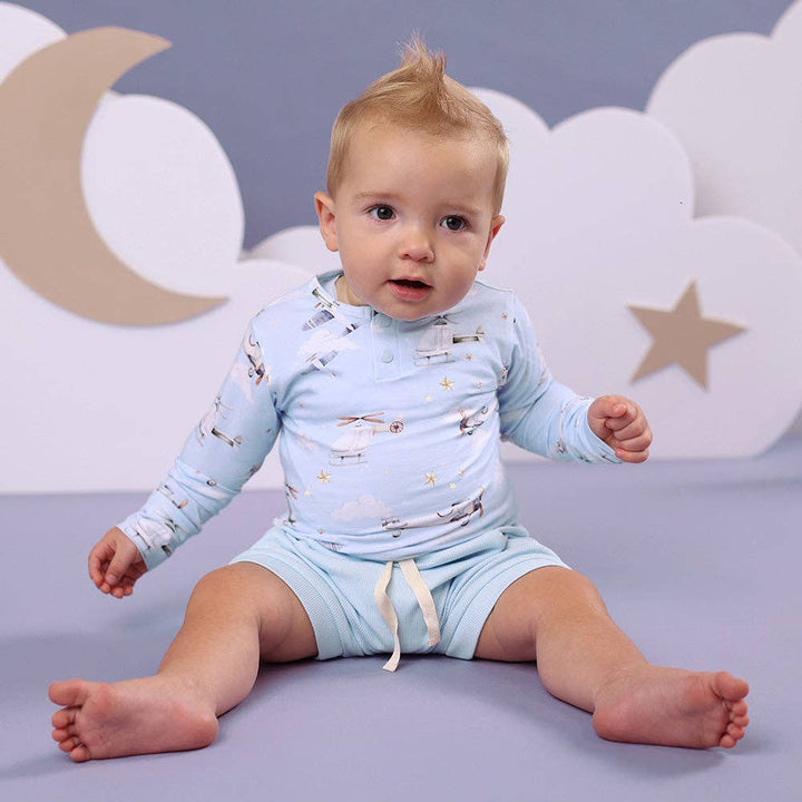 Taking Flight Long Sleeve Organic Bodysuit
