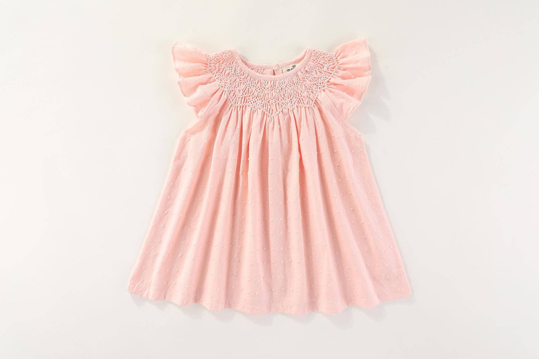 Parisien DRESS:             Pink and White