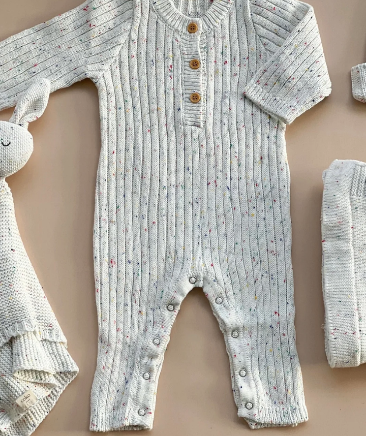 Organic Cotton Ribbed Onesie