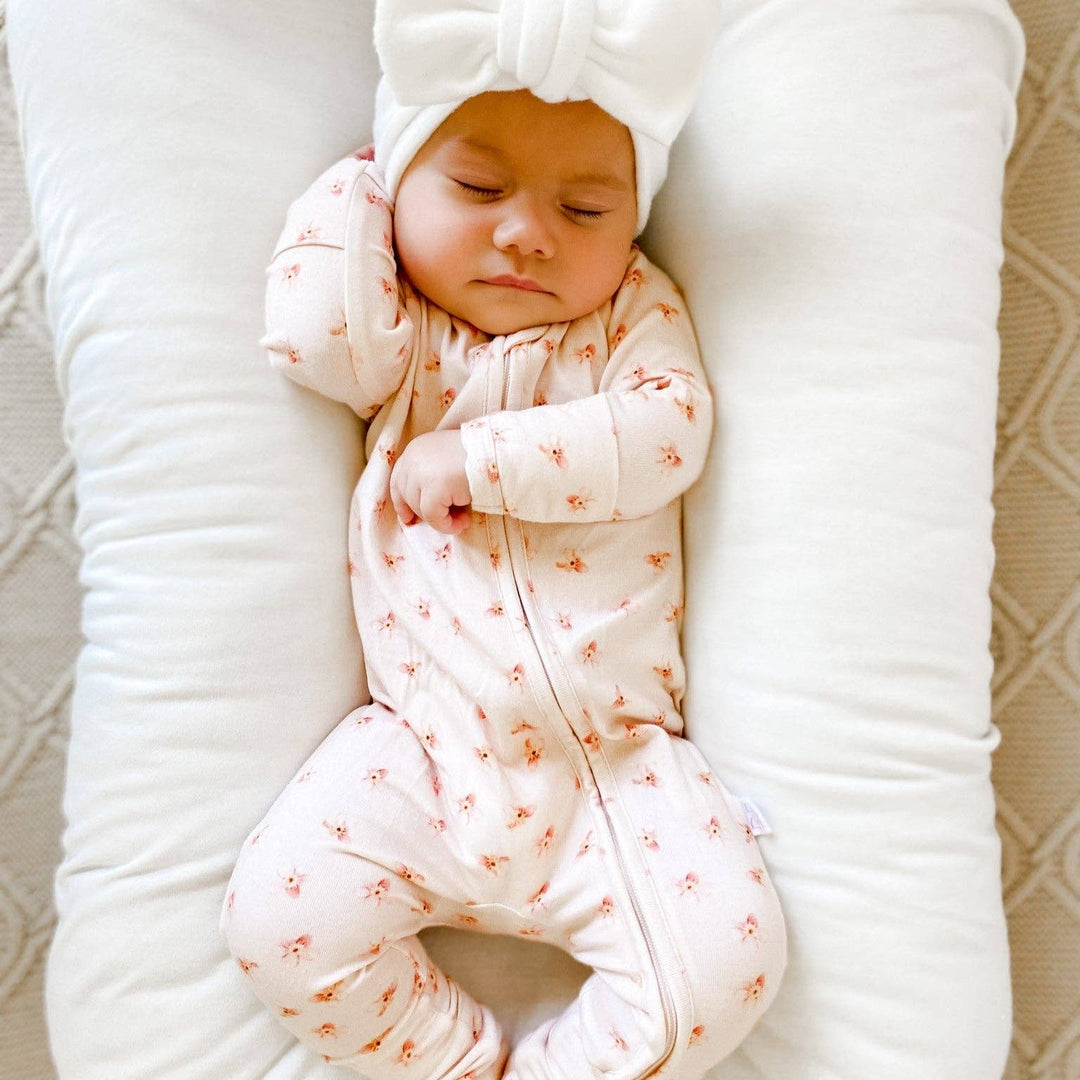 Bamboo/Organic Cotton Florence Onesie - Posey