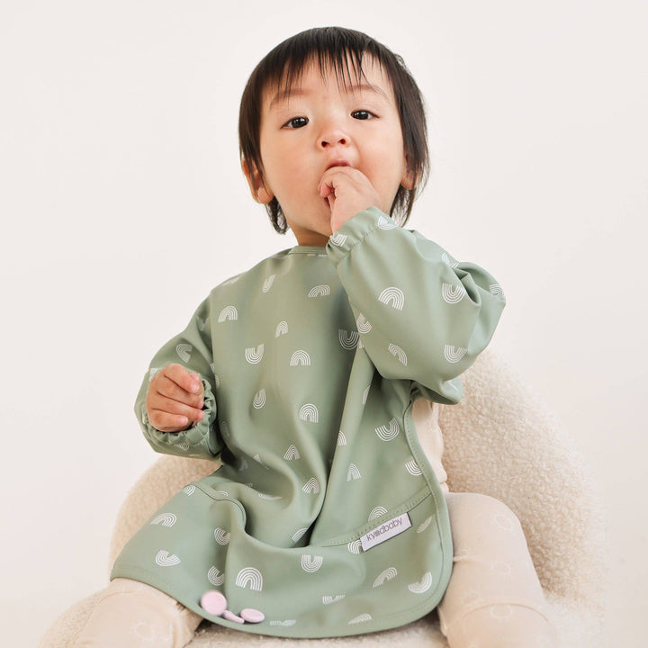 Messy Bib - Sage Rainbow