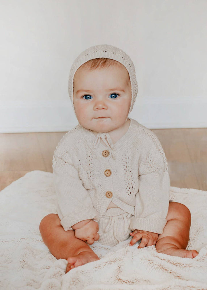 Olesya Cotton Knit Cardigan