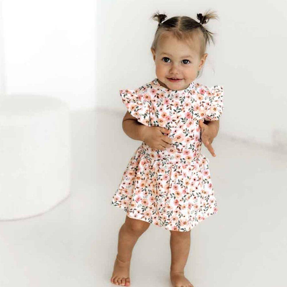 Spring Floral Organic Dress